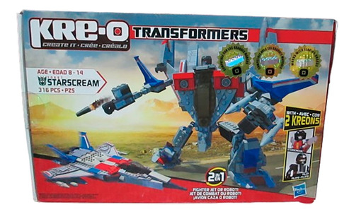Figura Starscream Transformers Kre-o Hasbro