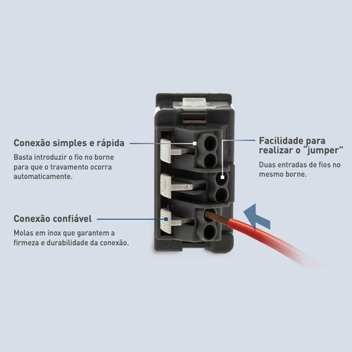Interruptor 4x4 Simples 4 Teclas Pial Legrand Com Led +