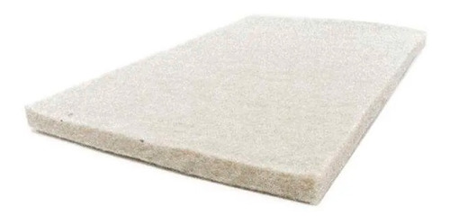 Imagem 2 de 5 de Manta Termica De Feltro Branca 20x10 Cm Para Prensas Copo