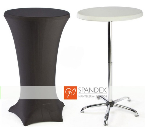 Arriendo Mesas Altas Para Coctel Con Mantel Spandex