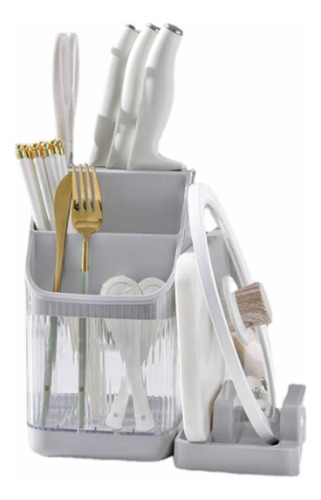 Soporte Organizador De Utensilios Multifuncional De Cocina