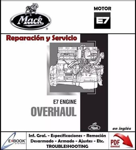 Manual Taller Motor Mack E7