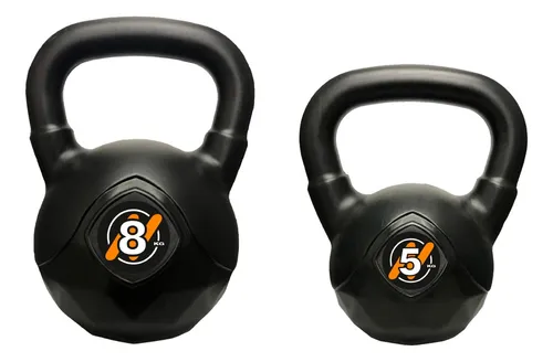 Kit Set 3 Pesas Rusas 2kg/3kg/4kg Kettblells Pvc Gym Fitness