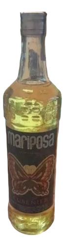 Antigua Botella De Licor Mariposa Con Su Contenido Original