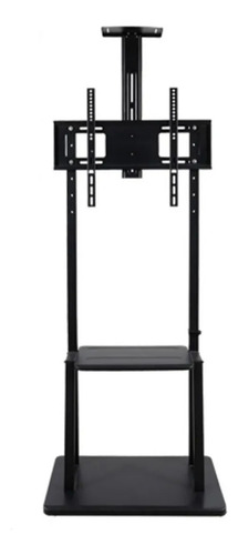 Soporte Madera Tv Movil Con Ruedas 32 A 70 Base Pedestal