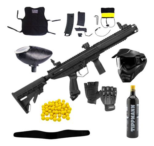 Paquete Marcadora Tippmann Stormer Tactical .68 Gotcha Xc