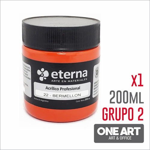 Acrilico Profesional Eterna 200ml Grupo 2