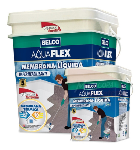 Membrana Liquida Termica Impermeabilizante 20 + 4 Kg Belco