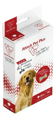 Suplemento Attack Pet Plus 20,1 A 40 Kg - Cães E Gatos