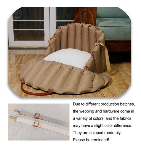 Cadeira Sleeping Nest Travel Small Dog Pet Para Carro, Cacho