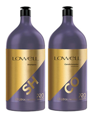 Shampoo + Condicionador 2,5l Lavatório Profissional Lowell