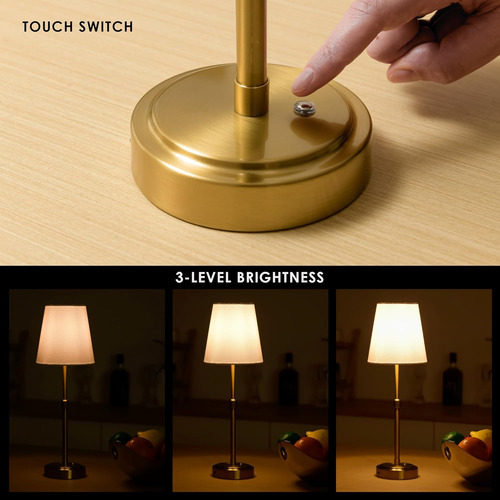 Lámpara De Mesa Led Portátil Inalámbrica, Lámpara De Escrito