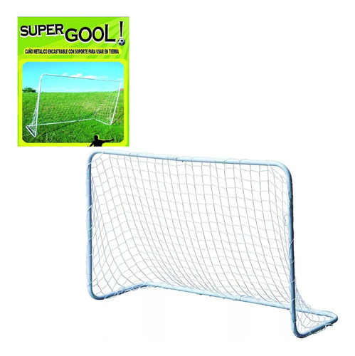 Arco De Futbol Infantil 213 X 152 X 76 + Red Mundo Pre 1322h