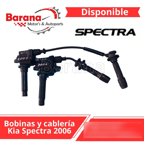 Bobinas Y Cableria Kia Spectra 2006