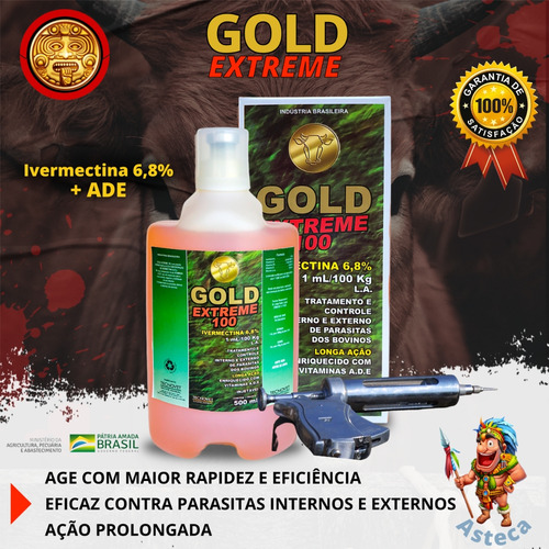 6 Unidades Extreme Gold 6.8% + A D E 500ml