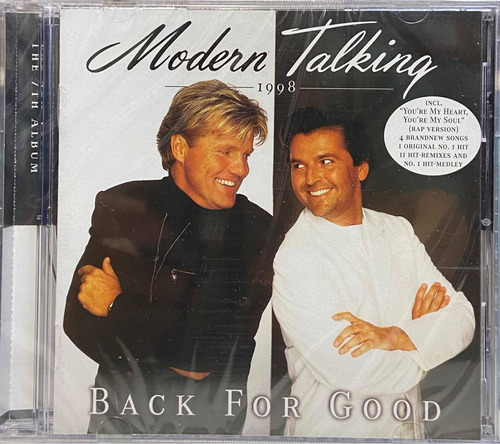 Cd Modern Talking, Back For Good. Nuevo Y Sellado