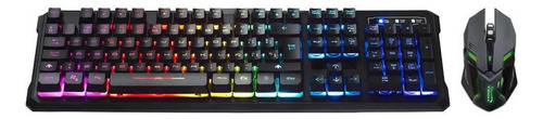 Kit Gamer Teclado Y Mouse Ghost Knight 2 Compatible Con Ps4