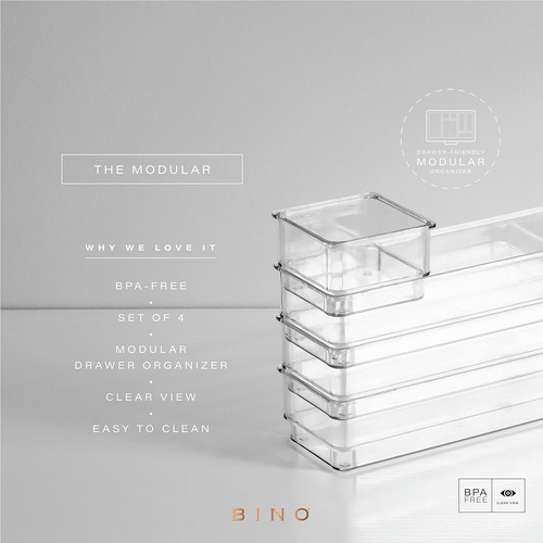 Juego De 4 Cubos Organizadores De Cajones | The Modular...