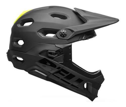 Casco Bell Downhill Super Dh Spherical Mips Mtb Montaña Color Negro Talla M