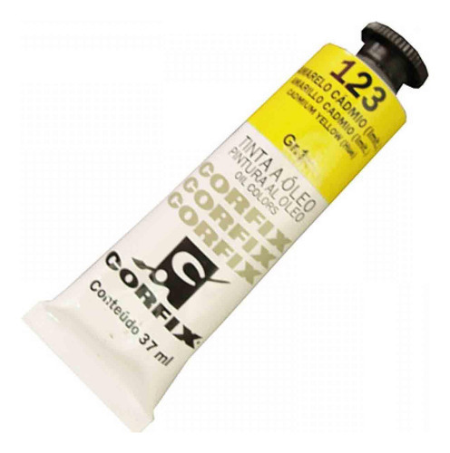 Tinta A Oleo Corfix G1 123 Amarelo Cadmio 37ml