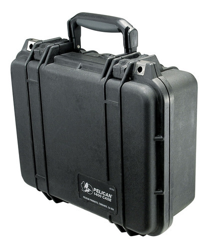 Caja Estuche Proteccion Pelican 1400 Con Foam Sumergible Color Negro