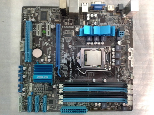 Placa 1156 P7h55-m/usb Asus Primera Generacion Corei 7/i5/i3 (Usado)