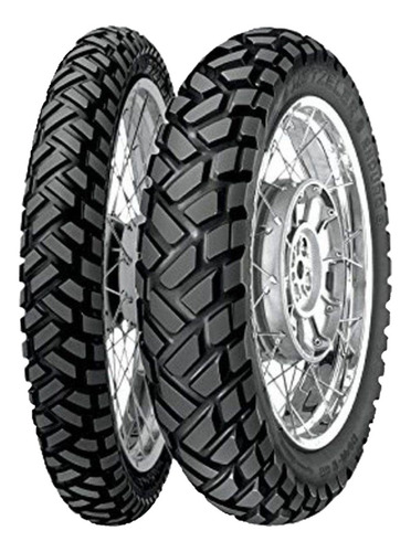 Par Pneu Moto 80/90-21 + 120/80-18 Enduro 3 Metzeler
