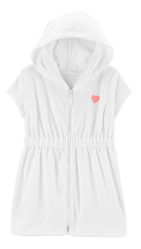 Vestido Toalla Corazon Algodon Niña Carters 3t Flaber 