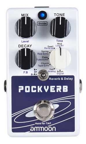 Pedal De Efectos. Reverb Bypass Delay Guitar Delay Ammoon Ta