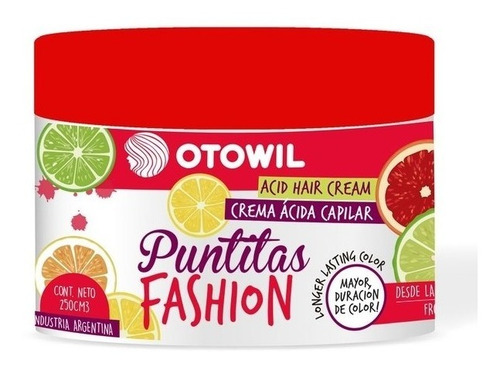 Imagen 3 de 7 de Crema Acida Puntitas Fashion Pote X250ml.