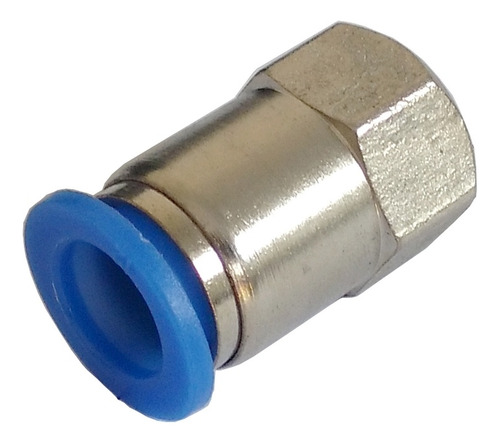 Conector Pneumático Reta Fêmea 10mm X 1/2 Bsp Kit 4 Unid