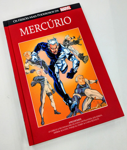 Mercúrio - Heróis Mais Poderosos Da Marvel N° 37 - Salvat Capa Vermelha (Usado)