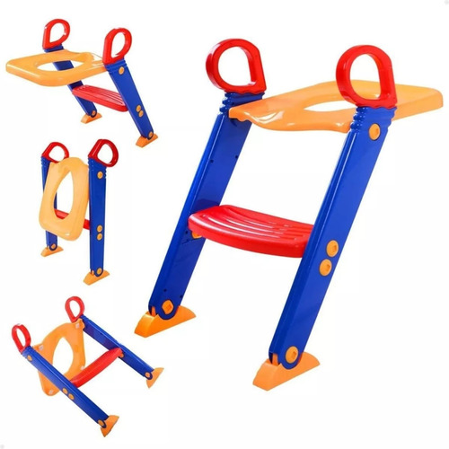 Adaptador Asiento Entrenador De Inodoro Niños Con Escalera