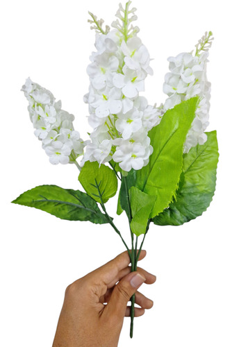 Lote 5 Mini Ramos Delphinium Flor Artificial Florality Df215