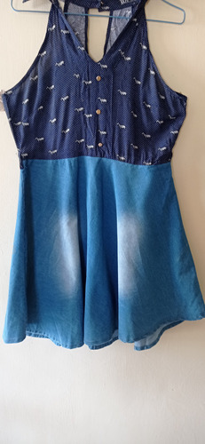 Vestido Casual Azul - Talla M - Usado