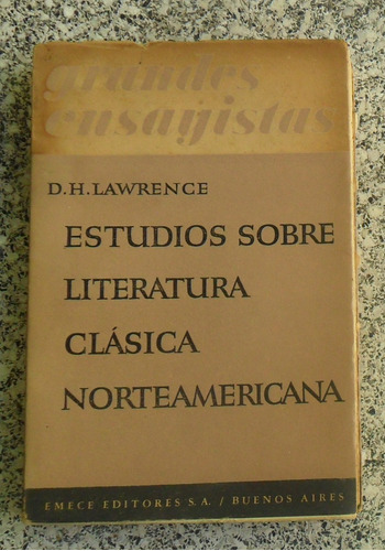 Lawrence. Estudios Sobre Literatura Clásica Norteamericana