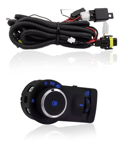 Imagem 2 de 4 de Kit Farol Aux Cobalt Onix Spin Sonic Prisma S10 2012