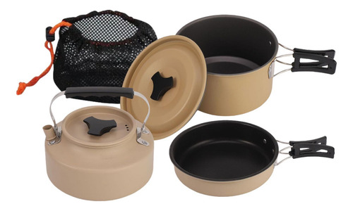 Juego De Utensilios De Cocina Para Acampar, Sartén