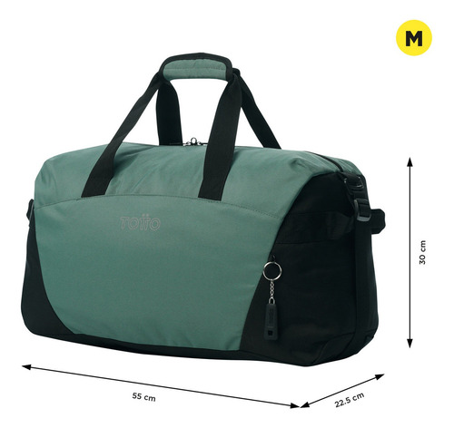 Totto Maleta Deportiva - Bolsa De Viaje | Active Pro M Verde Lisa