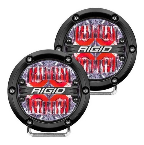 Faros Auxiliares-faro Redondo Rigid 360 Series 4 Driving Roj