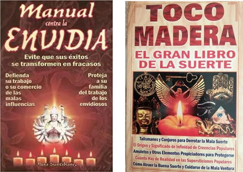 Manual Contra La Envidia + Toco Madera - Libro De La Suerte