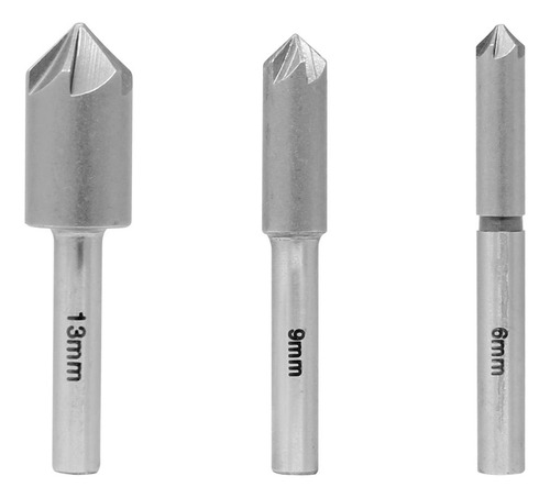 Juego De 3 Brocas Tipo Avellanador Mrk-031 Rork