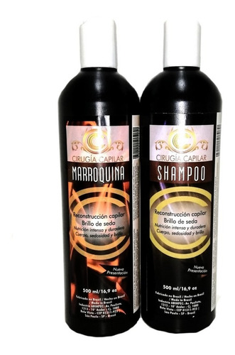 Marroquina Cirugia Capilar Brillo De Seda 500ml