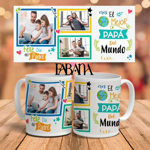 Taza Sublimada Diseño Dia Del Padre Modelo 7