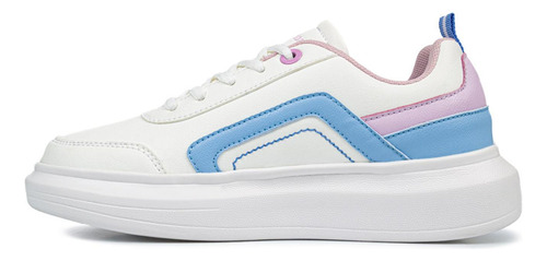 Imagen 4 de 8 de Tenis Katrena 1 Blanco-lila Para Mujer Croydon