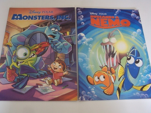 Libros Disney Monsters Inc Y Buscando A Nemo