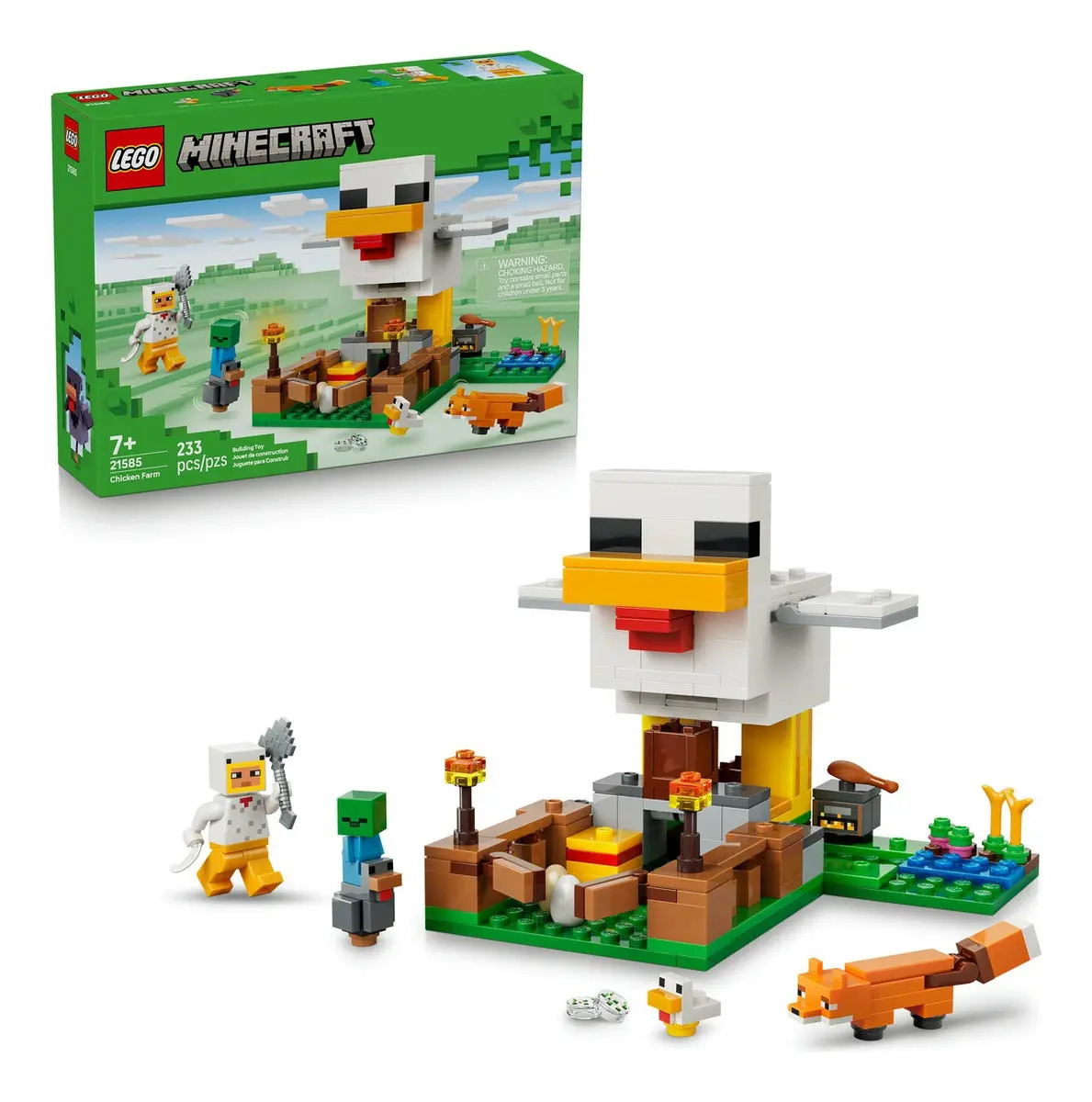 LEGO Minecraft - Granja de Galinhas - 233 Peças - 21585