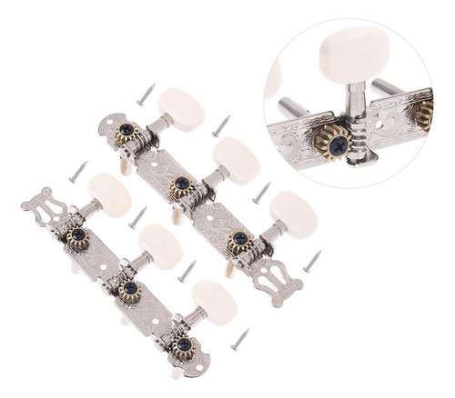 Bh Para Guitarra Clásica Tuning Pegs Left 3l3r Right.part