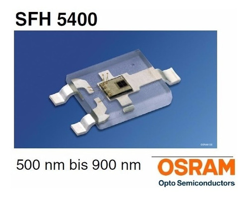 Sensor Fotodiodo De 500 Nm - 900 Nm Osram Sfh5400