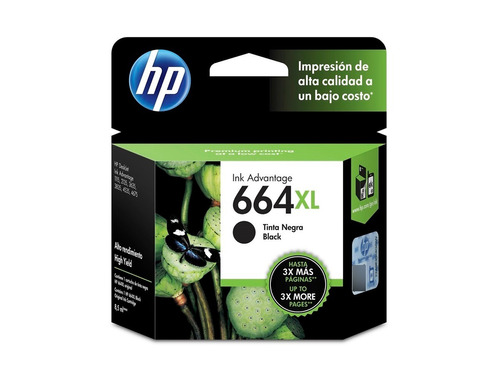 Cartucho Hp 664xl Negro Original 2135 3635 4535 4675